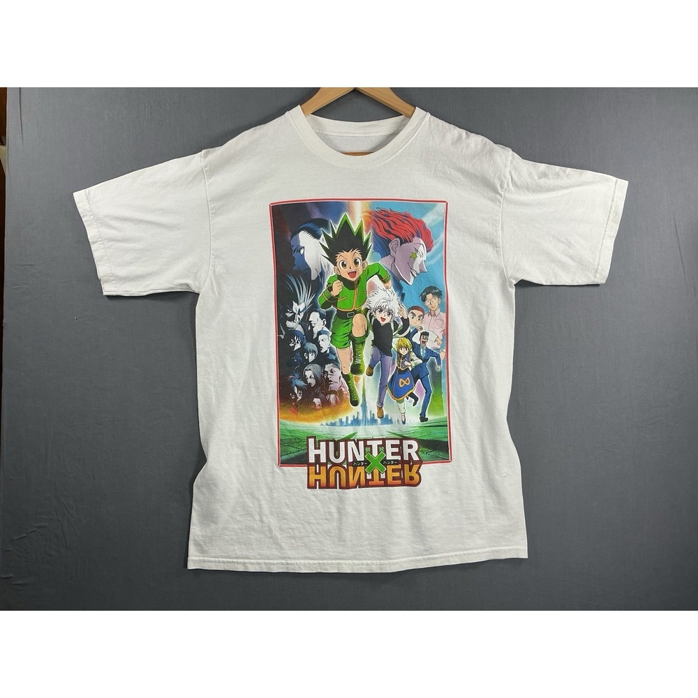 Hunter Hunter Shirt Mens Large Graphic Short Sleeve T-Shirt Anime Cartoon